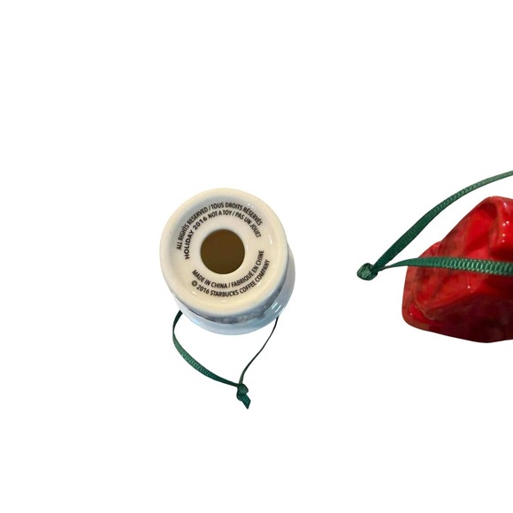 Starbucks Christmas Blend Vintage 2016 Ceramic Coffee Cup Ornament Set - Picture 3 of 4